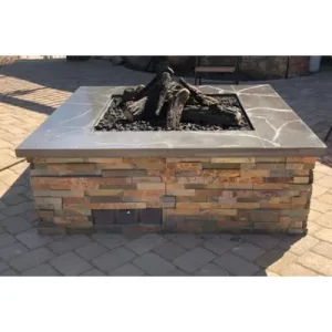 Ready-To-Finish Square Fire Pit