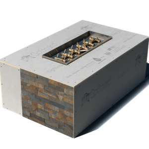 Ready-To-Finish Rectangle (H-Burner) Fire Pit