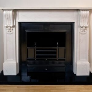 The Williams Fireplace – Ready-to-Finish with Scupper